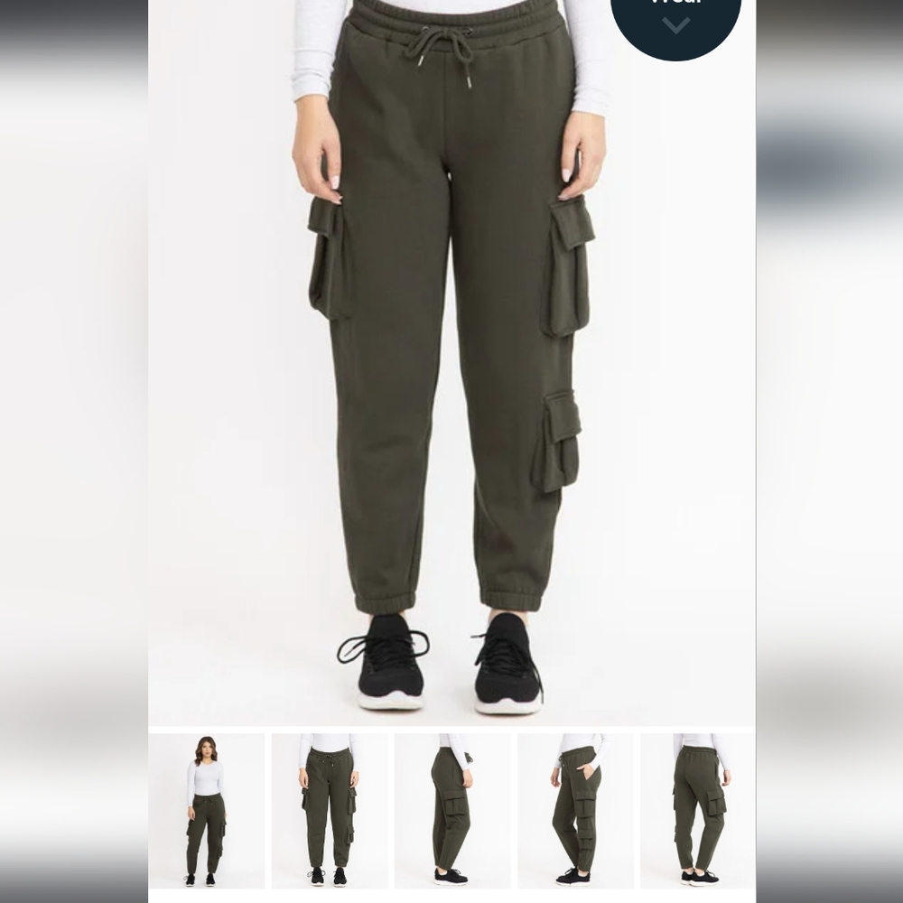 Women's Olive Cargo Pants